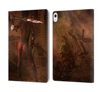 Head Case Designs Officially Licensed Simone Gatterwe End Times Castles And Palaces Leather Wallet Case Compatible With Apple iPad Air 13 2024/2025