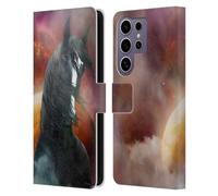 Head Case Designs Officially Licensed Simone Gatterwe Fantasy Shire Horses Leather Wallet Case Compatible with Samsung Galaxy S25 Ultra