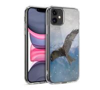 Head Case Designs Officially Licensed Simone Gatterwe Flying Eagle Nature Portraits Gel Case [Military Grade Protection] Compatible with Apple iPhone 11 and Compatible with MagSafe