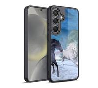 Head Case Designs Officially Licensed Simone Gatterwe Freedom In The Snow Horses Gel Armour Case [Military Grade Protection] Compatible With Samsung Galaxy S24 5G