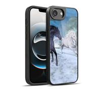 Head Case Designs Officially Licensed Simone Gatterwe Freedom In The Snow Horses Gel Armour Case [Military Grade Protection] Compatible With Apple iPhone 16e / iPhone 17e