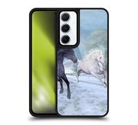 Head Case Designs Officially Licensed Simone Gatterwe Freedom In The Snow Horses Gel Armour Case [Military Grade Protection] Compatible With Samsung Galaxy A55 5G
