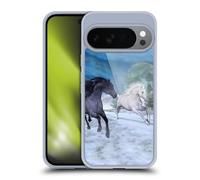 Head Case Designs Officially Licensed Simone Gatterwe Freedom In The Snow Horses Gel Case [Military Grade Protection] Compatible with Google Pixel 10 and Compatible with MagSafe