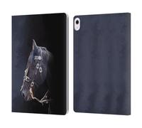 Head Case Designs Officially Licensed Simone Gatterwe Friesian Horse Pegasus And Unicorns Leather Wallet Case Compatible With Apple iPad Air 13 2024/2025