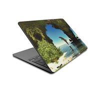 Head Case Designs Officially Licensed Simone Gatterwe Hidden Cave Dolphins Vinyl Sticker Skin Decal Cover Compatible With MacBook Air 13.6" A2681 (2022)