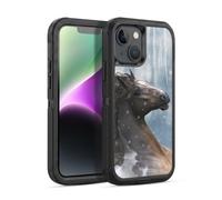 Head Case Designs Officially Licensed Simone Gatterwe In The Snow Horses Ultra-Armoured Shockproof Case [Military Grade Protection] Compatible With Apple iPhone 14