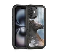 Head Case Designs Officially Licensed Simone Gatterwe In The Snow Horses Ultra-Armoured Shockproof Case [Military Grade Protection] Compatible With Apple iPhone 16