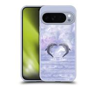 Head Case Designs Officially Licensed Simone Gatterwe Kisses Dolphins Gel Case [Military Grade Protection] Compatible with Google Pixel 10 Pro XL and Compatible with MagSafe