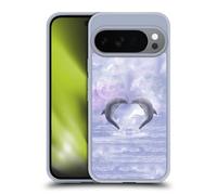 Head Case Designs Officially Licensed Simone Gatterwe Kisses Dolphins Gel Case [Military Grade Protection] Compatible with Google Pixel 10 and Compatible with MagSafe