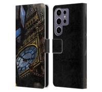 Head Case Designs Officially Licensed Simone Gatterwe London Lands and Places Leather Wallet Case Compatible with Samsung Galaxy S25 Ultra
