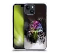 Head Case Designs Officially Licensed Simone Gatterwe Mr. Owl Vintage And Steampunk Hard Back Case Compatible With Apple iPhone 15