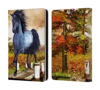 Head Case Designs Officially Licensed Simone Gatterwe On The Lake Horses Leather Wallet Case Compatible With Amazon Kindle 11th Gen 6in 2022