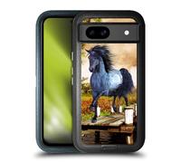 Head Case Designs Officially Licensed Simone Gatterwe On The Lake Horses Ultra-Armoured Shockproof Case [Military Grade Protection] Compatible With Google Pixel 8a