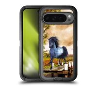 Head Case Designs Officially Licensed Simone Gatterwe On The Lake Horses Ultra-Armoured Shockproof Case [Military Grade Protection] Compatible With Google Pixel 9 Pro XL
