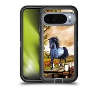 Head Case Designs Officially Licensed Simone Gatterwe On The Lake Horses Ultra-Armoured Shockproof Case [Military Grade Protection] Compatible With Google Pixel 10 Pro XL