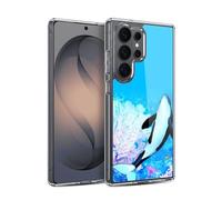 Head Case Designs Officially Licensed Simone Gatterwe Orca Life In Sea Gel Case [Military Grade Protection] Compatible with Samsung Galaxy S26 Ultra and Compatible with MagSafe