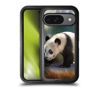 Head Case Designs Officially Licensed Simone Gatterwe Panda Bear Animals Ultra-Armoured Shockproof Case [Military Grade Protection] Compatible With Google Pixel 9 / Pixel 9 Pro