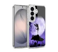 Head Case Designs Officially Licensed Simone Gatterwe Purple Silhouette Angels And Fairies Gel Case [Military Grade Protection] Compatible with Samsung Galaxy S26 and Compatible with MagSafe