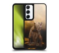 Head Case Designs Officially Licensed Simone Gatterwe Roaring Grizzly Bear Animals Gel Armour Case [Military Grade Protection] Compatible With Samsung Galaxy A55 5G