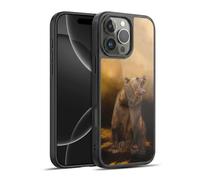 Head Case Designs Officially Licensed Simone Gatterwe Roaring Grizzly Bear Animals Gel Armour Case [Military Grade Protection] Compatible With Apple iPhone 16 Pro Max