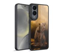 Head Case Designs Officially Licensed Simone Gatterwe Roaring Grizzly Bear Animals Gel Armour Case [Military Grade Protection] Compatible With Samsung Galaxy S25 Edge