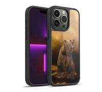 Head Case Designs Officially Licensed Simone Gatterwe Roaring Grizzly Bear Animals Gel Armour Case [Military Grade Protection] Compatible With Apple iPhone 14 Pro