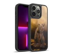 Head Case Designs Officially Licensed Simone Gatterwe Roaring Grizzly Bear Animals Gel Armour Case [Military Grade Protection] Compatible With Apple iPhone 13 Pro
