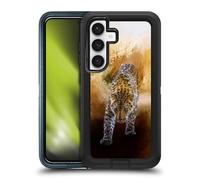 Head Case Designs Officially Licensed Simone Gatterwe Russian Amur Leopard Animals Ultra-Armoured Shockproof Case [Military Grade Protection] Compatible With Samsung Galaxy S24 5G