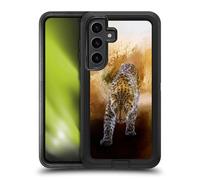 Head Case Designs Officially Licensed Simone Gatterwe Russian Amur Leopard Animals Ultra-Armoured Shockproof Case [Military Grade Protection] Compatible With Samsung Galaxy S24+ 5G