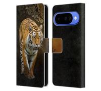 Head Case Designs Officially Licensed Simone Gatterwe Siberian Tiger Nature Portraits Leather Wallet Case Compatible With Google Pixel 10