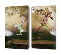 Head Case Designs Officially Licensed Simone Gatterwe Story Time Angels And Fairies Leather Wallet Case Compatible With Apple iPad Air 13 2024/2025
