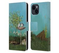 Head Case Designs Officially Licensed Simone Gatterwe Summer Feelings Animals Leather Wallet Case Compatible With Apple iPhone 15
