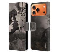 Head Case Designs Officially Licensed Simone Gatterwe The Apocalypse Horses Leather Wallet Case Compatible With Apple iPhone 17 Pro Max