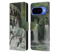 Head Case Designs Officially Licensed Simone Gatterwe The Escape Horses Leather Wallet Case Compatible With Google Pixel 10