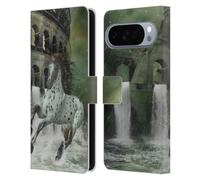 Head Case Designs Officially Licensed Simone Gatterwe The Escape Horses Leather Wallet Case Compatible With Google Pixel 10 Pro XL
