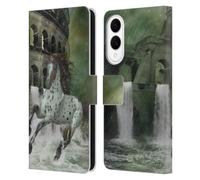 Head Case Designs Officially Licensed Simone Gatterwe The Escape Horses Leather Wallet Case Compatible With Samsung Galaxy S25 Edge