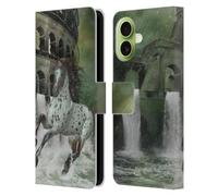 Head Case Designs Officially Licensed Simone Gatterwe The Escape Horses Leather Wallet Case Compatible With Apple iPhone 17