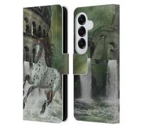 Head Case Designs Officially Licensed Simone Gatterwe The Escape Horses Leather Wallet Case Compatible With Samsung Galaxy S26