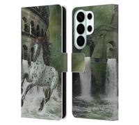 Head Case Designs Officially Licensed Simone Gatterwe The Escape Horses Leather Wallet Case Compatible With Samsung Galaxy S26 Ultra