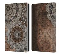 Head Case Designs Officially Licensed Simone Gatterwe Vintage Mandala Steampunk Leather Wallet Case Compatible With Amazon Fire 7 2022