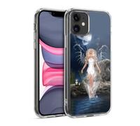 Head Case Designs Officially Licensed Simone Gatterwe Water Angel Angels And Fairies Gel Case [Military Grade Protection] Compatible with Apple iPhone 11 and Compatible with MagSafe