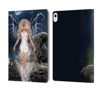 Head Case Designs Officially Licensed Simone Gatterwe Water Angel Angels And Fairies Leather Wallet Case Compatible With Apple iPad Air 13 2024/2025