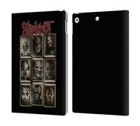Head Case Designs Officially Licensed Slipknot Covered Faces Key Art Leather Wallet Case Compatible With Apple iPad 10.2 2019/2020/2021