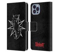 Head Case Designs Officially Licensed Slipknot Goat Logo Key Art Leather Wallet Case Compatible With Apple iPhone 14