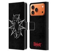 Head Case Designs Officially Licensed Slipknot Goat Logo Key Art Leather Wallet Case Compatible With Apple iPhone 17 Pro Max