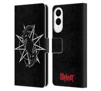 Head Case Designs Officially Licensed Slipknot Goat Logo Key Art Leather Wallet Case Compatible With Samsung Galaxy S25 Edge