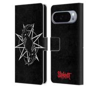 Head Case Designs Officially Licensed Slipknot Goat Logo Key Art Leather Wallet Case Compatible With Google Pixel 10 Pro XL