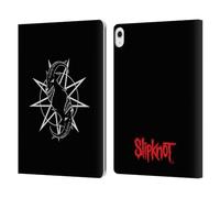 Head Case Designs Officially Licensed Slipknot Goat Logo Key Art Leather Wallet Case Compatible With Apple iPad Air 13 2024/2025