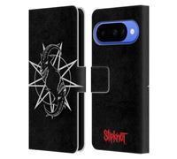 Head Case Designs Officially Licensed Slipknot Goat Logo Key Art Leather Wallet Case Compatible With Google Pixel 10