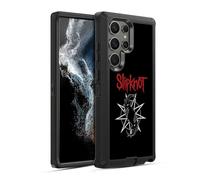 Head Case Designs Officially Licensed Slipknot Goat Logo Key Art Ultra-Armoured Shockproof Case [Military Grade Protection] Compatible With Samsung Galaxy S22 Ultra 5G